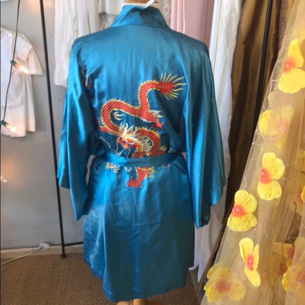 Vintage Silk Robe